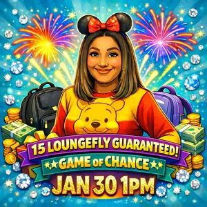 JAN30 1PM
15 LF WALLETS/Backpack guaranteed 
Game of chance
LIKE& BOOKMARK!!